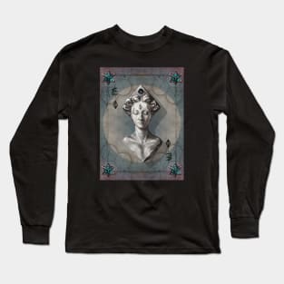 Ethereum card, Spiritual, Divine Feminine Fantasy art Long Sleeve T-Shirt